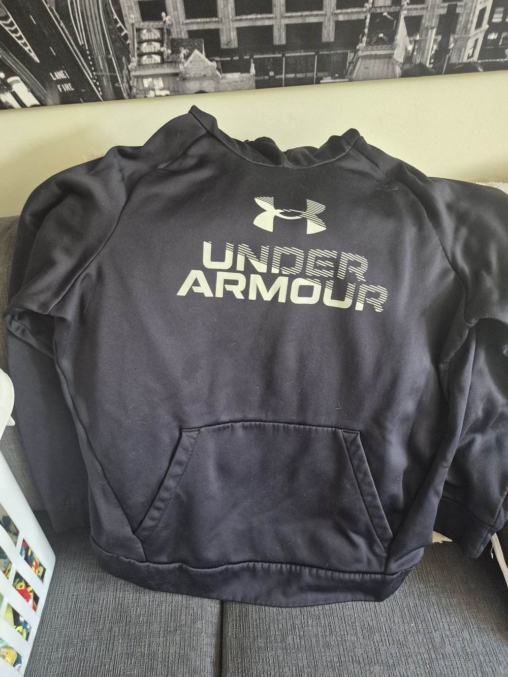 Under Armour Black Hoodie with Logo